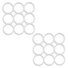 2 Pcs Trivet Heat Resistant Mat Non Slip Durable Flexible