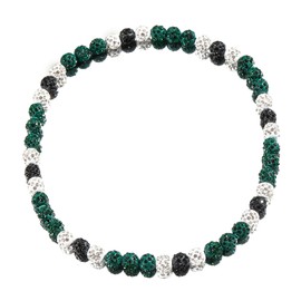 AUSGER Baseball Ice Collection Necklace for Boys Men Sparkly Elastic Bling Beaded Rhinestone Necklace Drip Gift for Girls Kids Players