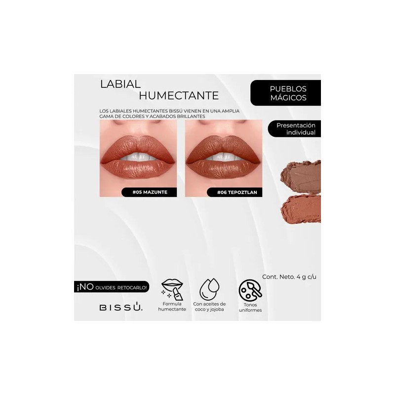 Kit Bissú 6 Labiales Humectantes Para Toda Ocasión