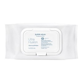 Missha Missha Super Aqua Ultra Hyalon Cleansing Oil Tissue Large Capacity 70 Sheets / 미샤 미샤 수퍼 아쿠아 울트라 히알론 클렌징 오일 티슈 대용량 70매