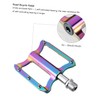 OHPHCALL 1pair Aluminium Alloy Bike Pedals Lightweight Anti-Skid Spindle Pedals