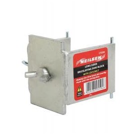 DORI Block with Lock Bolt X 2 PCS for 50MM 50.8mm Long Sided Profile Poles Bricklaying