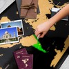 Global Zoom Scratch-Off World Map with US States-Track Travel Routes,