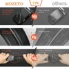 MOZETO Men's Ratchet Leather Dress Belt, Adjustable Slide Belt for