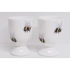 Bees Egg Cups Set of 6 Fine Bone China Bumblebee