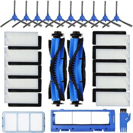 25-Pack Replacement Part Accessories for Eufy RoboVac 11S, RoboVac 15C, RoboVac 30, RoboVac 30C, RoboVac 12, RoboVac 35CPrimary/Filters, Side Brushes,Roller Brushes/Guard NOT for MAX G and L Series