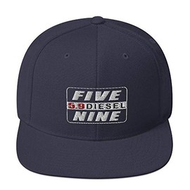 5.9 Ram Diesel Engine Hat Snapback Hat Navy