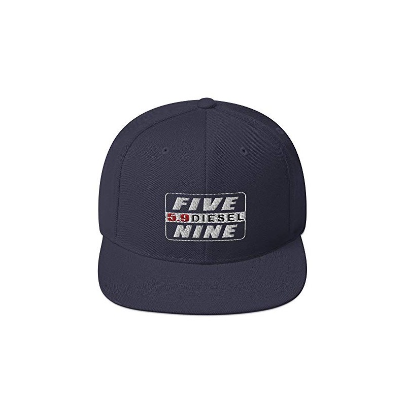 5.9 Ram Diesel Engine Hat Snapback Hat Navy