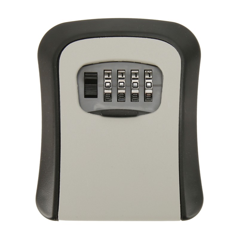 Wall Mounted Key Lock Box Resettable Code Safe Portable Combination