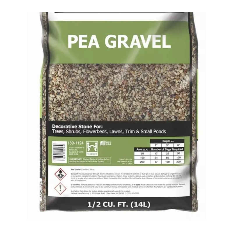 MasterCraft Pea Gravel for Plants Succulents Aquarium Substrate 1/4" to
