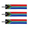 JAVD South Africa Flag Keychain Tag with Key Ring -