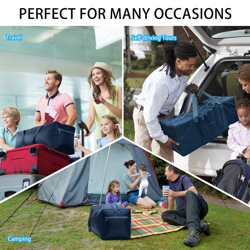 iFARADAY Foldable Duffel Bag 30 inch 75L Large Lightweight Luggage