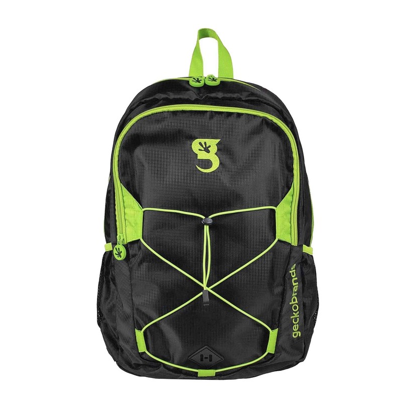 geckobrands Impact Backpack – Black/Green