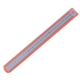ZONADAH 5 Pcs Stainless Steel Measuring Tool 30cm Metric Metal Rulers Measuring Straight Rulers Measurements Tools with Hanging Hole for Measuring Drawing