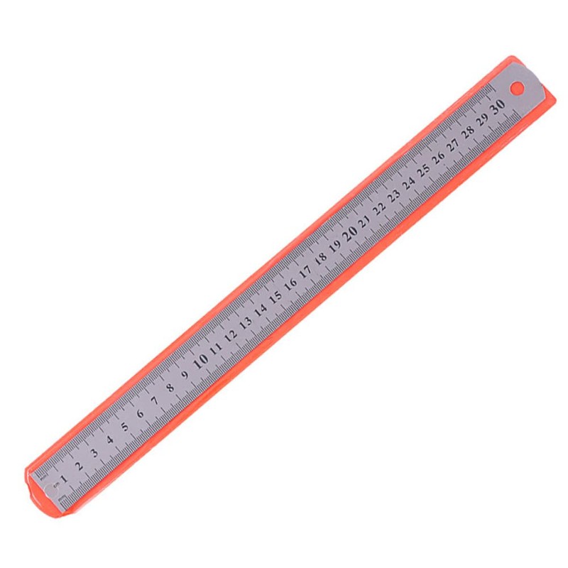 ZONADAH 5 Pcs Stainless Steel Measuring Tool 30cm Metric Metal
