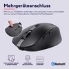 Trust Ozaa Leise Kabellose Maus Bluetooth + 2.4GHz, Kompakte Mehrgeräte