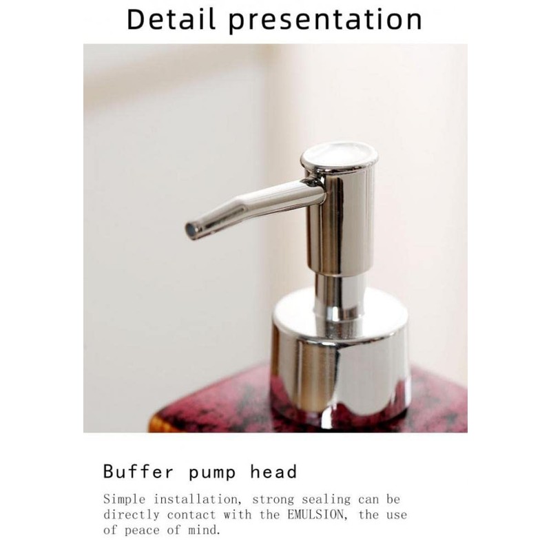 Hand Soap Dispenser Kiln Variable Glaze Lotion Dispenser Dish Soap