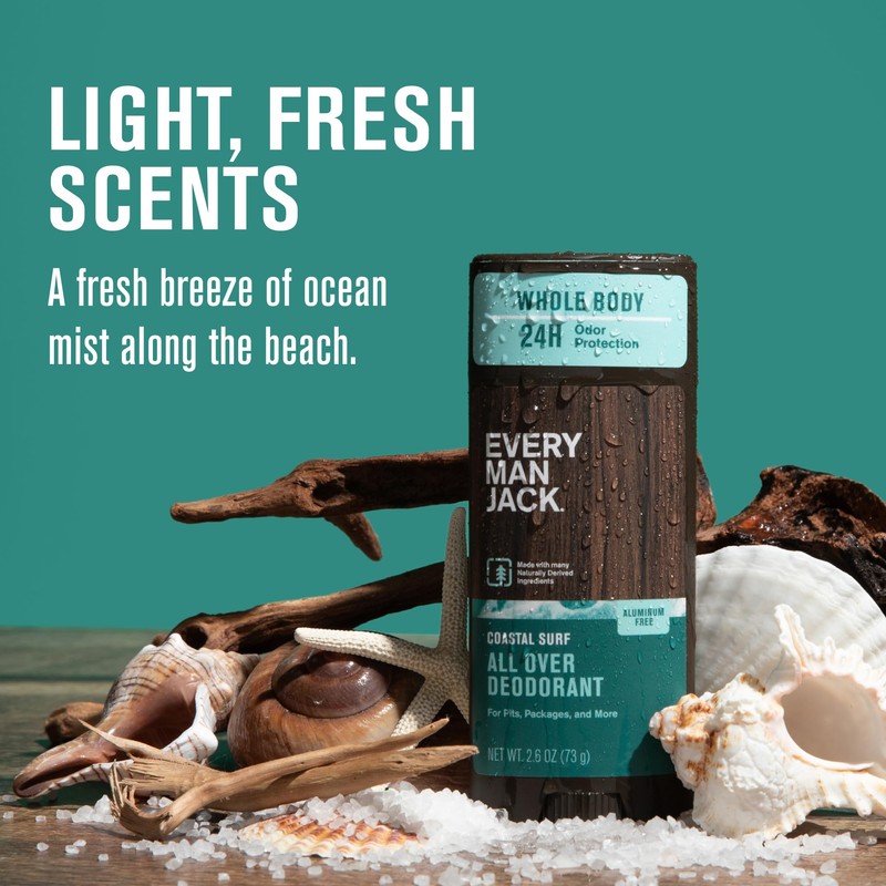 Every Man Jack All Over Deodorant - 24 Hour Whole