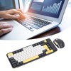 Keyboard and Mouse Combo 84 Keys QWERTY Layout USB Receiver