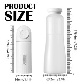 Po Shower Bidet, Portable Bidet Electric Portable Travel Bidet Bottle Pop Shower Hand Bidet Waterproof Electric Mobile Travel Bidet Popo Shower for Postpartum Infant Hemmoroid Care