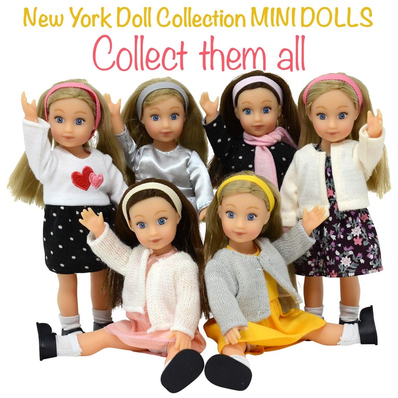 Mini Doll Lilly - 6.5 Inch Vinyl Posable Doll