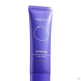 Be Plain Sunmuse Tone Up Correcting Sun Cream Mixed Tea 50ml / 비플레인 선뮤즈 톤업 코렉팅 선크림 혼합자차 50ml
