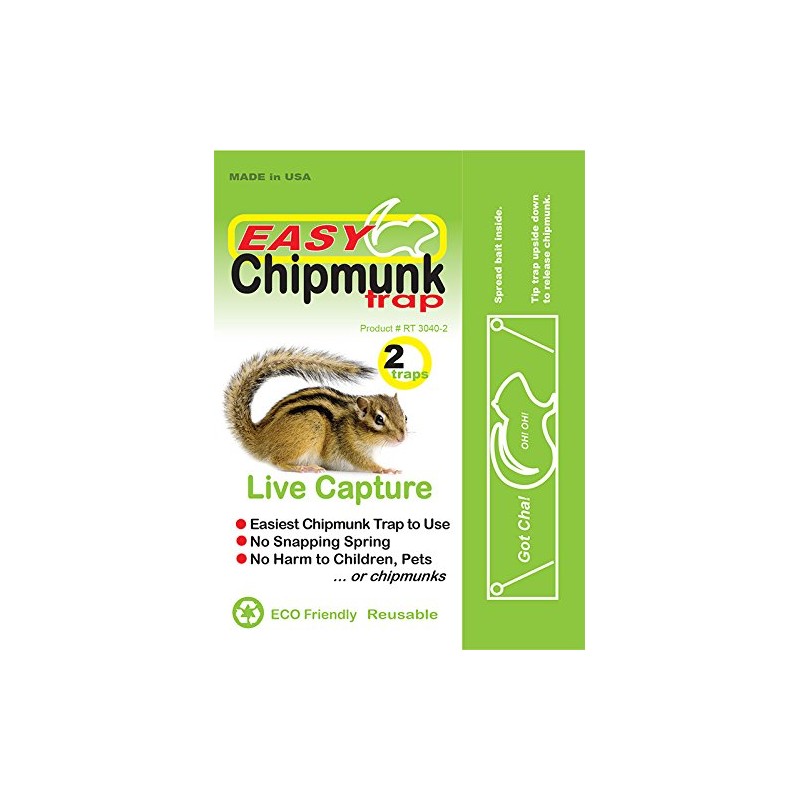 Easy Chipmunk Trap (2 Pack)