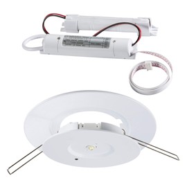 Knightsbridge Emergency Downlight, 3 W, Green,70-130mm