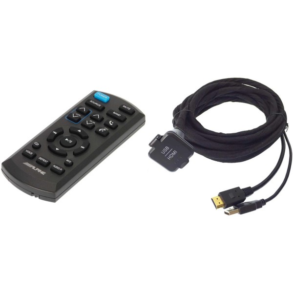 Alpine KCU-315UH USB / HDMI Extension Cable & RUE-4360 Remote