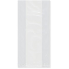Plymor 4" x 2" x 8" (Case of 1,000), 2 Mil Gusseted Plastic Bags