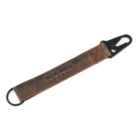 Berliner Bags Vintage Keyring Jan Leather Keyring for Men and Women, erdfarben