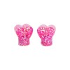 Heart Valve Caps Tire Stems - Pink