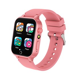 Kids Smart Watches Girls Age 6-12, 26 Games Touchscreen Kids Watch with Video Camera Music Player Learning Cards Audiostory Flashlight 12/24 hr Educational Toys Birthday Gifts for Girls Ages 6 7 8