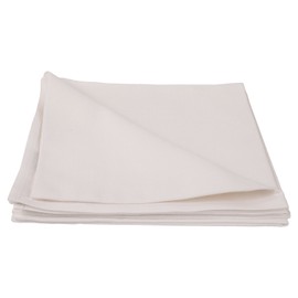 LinenMe Natural Soft Napkin, linen cotton, White, 49 x 49 cm