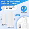 Gokelomg Tuya Smart WiFi Door Sensor Door Open/Closed Detectors Compatible