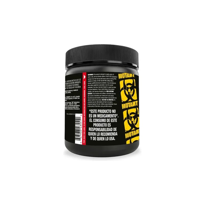 Suplemento Pre Entreno Mutant Pwo 270g Frutas 60 Porciones