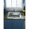 STERLING 14631-4-NA Middleton 25-inch by 22-inch Top-mount Single Bowl Kitchen