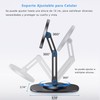 Soporte Celular Magnético Escritorio, Base Metálica Plegable, Soporte Magnético para