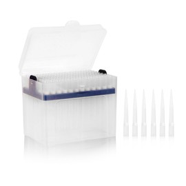 Universal Pipette Tips 1000ul Clear Liquid Tips with Box Autoclavable DNAse/RNAse Free 1 Rack 96 Tips (1000ul)