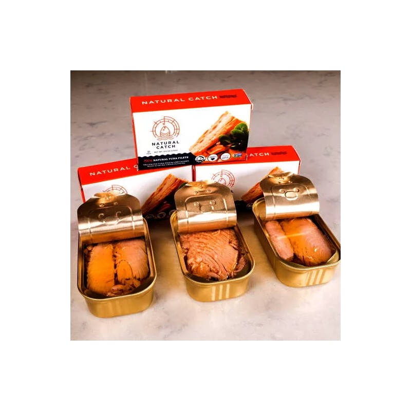 Natural Catch 12 X CAN NATURAL CATCH CASE ⭐ Canned