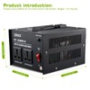 ZGROCK 1500W Voltage Converter Transformer Heavy Duty Step Up/Down- 110