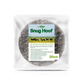 Chimney Sheep 20cm Snug Hoof Wool Felt pair of 2 Hoof Pad inserts for Hoof Boots