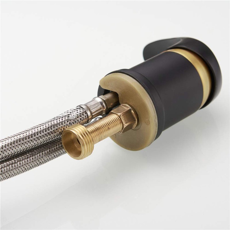 Brass Salon Shampoo Bowl Faucet and Sprayer Kit for Shampoo