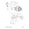 Polaris ATV Engine Mount, Top, Rubber, Genuine OEM Part 5411685,