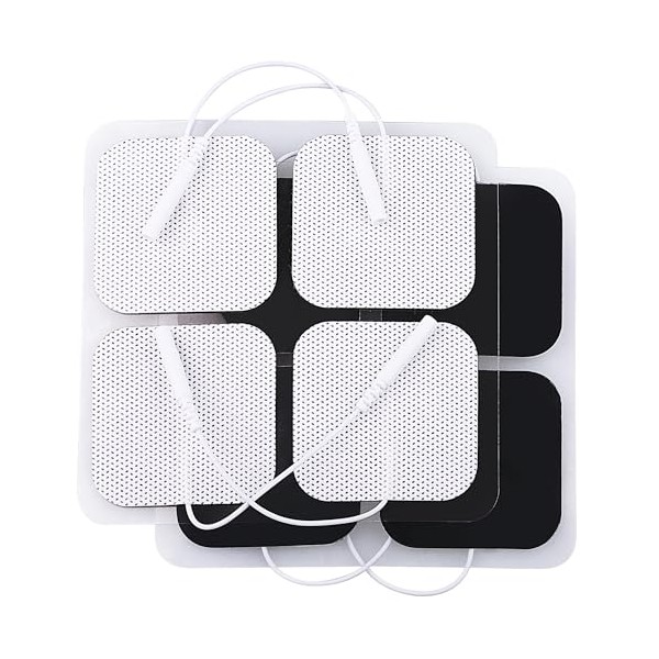 LotFancy LotFancy TENS Unit Electrode Pads, 40PCS 2"x2" TENS Unit
