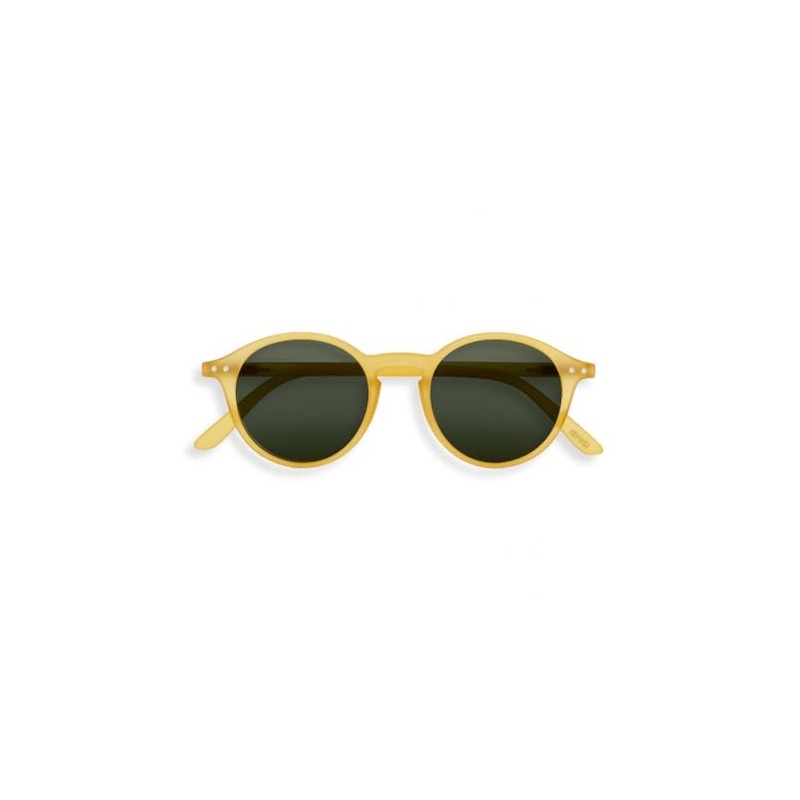 Ijipizi Boston Sunglasses #D Model, yellow honey / green