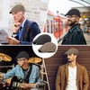 Qossi Newsboy Cap for Men Flat Hats Adjustable Breathable Irish