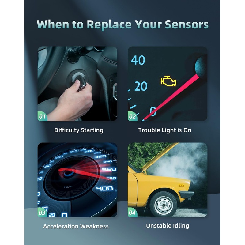 SCITOO MAP Sensor Manifold Absolute Pressure Sensor Compatible with 2003