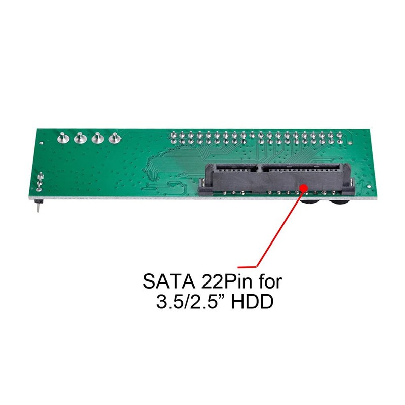 NFHK SATA Disk to IDE/PATA 40Pin Motherboard Converter Adapter PCBA