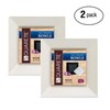 Squarete 5 Ounce Square Bone Party Dessert Bowlsl Heavy Duty